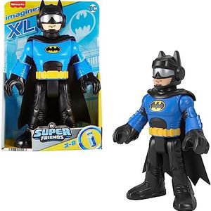 Fisher-Price Imaginext DC Super Friends Batman XL groot actiefiguur speelgoed + 3 jaar (Mattel HML40)