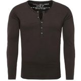 KEY LARGO MLS Ginger T-shirt voor heren, Antraciet (1101), S