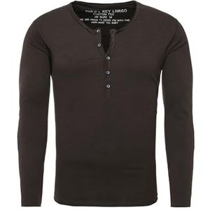 KEY LARGO MLS Ginger T-shirt voor heren, Antraciet (1101), M