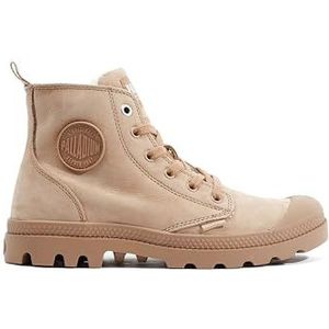 Palladium - PAMPA HI ZIP WL - Laarzen - Nude Brown - Nubuck - Wolvoering