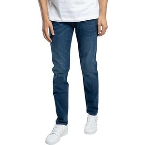 Replay Anbass slim fit jeans voor heren met powerstretch, blauw (mediumblauw 009), W32 x L36