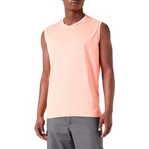 CMP Melange Jersey 100% Mouwloos T-Shirt, Flash Orange, 54 Heren