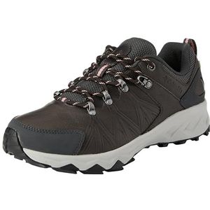 Columbia Women's Peakfreak 2 Outdry Leather Waterproof Low Rise Hiking Shoes, Grey (Ti Grey Steel x Salmon Rose), 6 UK