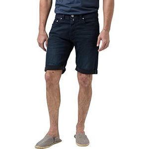 Pierre Cardin Lyon Jeans-shorts voor heren, blauw/zwart, maat 33, blauw/zwart mode, 33W