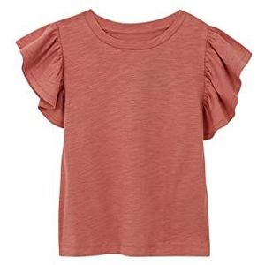 Gocco T-shirt met ruches voor meisjes, melocoton, 7-8 Jaren