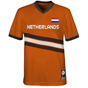 FIFA Officiële 2023 dames voetbal wereldbeker volwassen team shirt, Nederland T-Shirt (Pack van 1)