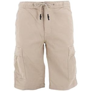 Teddy Smith Sikers Cargo Shorts voor heren, Beige, S