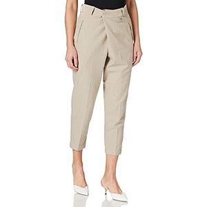 Herrlicher Dames Paddy Cotton Stretch Mix Broek, Lichtbeige 426, 28 NL
