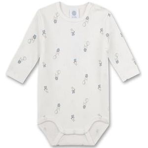 Sanetta Babyjongens 324263 bodysuit White Pebble, 68, wit pebble, 68 cm