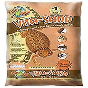 Zoo Med VO-10 Vita-Sand Outback, oranje, 4,5 kg, terrariumzand voor reptielen, met vitaminen