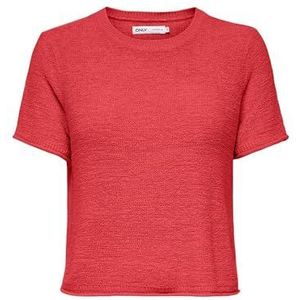 ONLY Dames Onlsunny S/S Pullover KNT Noos, cayenne, XXS