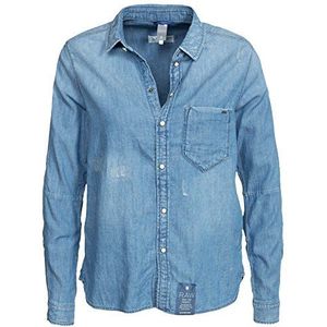 G-Star Arlee Cropped BF Shirt Blouse voor dames, Blauw (Light Agd Rstrd 27), XS
