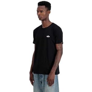 Alpha Industries - Signature Puff Print - T-shirt - Zwart