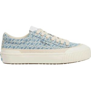 Pepe Jeans Dames Ben Thelma W Sneaker, blauw (Denim), 3 UK, Blauwe Denim, 3 UK