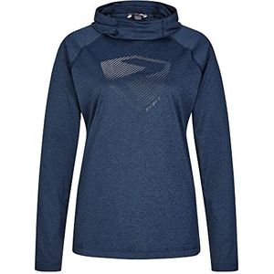 Ziener Janup capuchontrui voor dames, mid layer | ademend, elastisch, PFC-vrij (verpakking van 1 stuks)