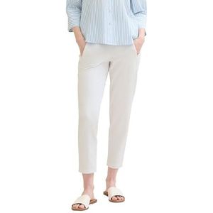 TOM TAILOR Joggingbroek voor dames, losse pasvorm, 10315 - Whisper White, 34W x 28L