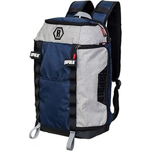 Rapala - Rugzak voor het vissen CountDown Backpack - vistas met borstband - gevoerde riemen - hengel- en lokhaken - visrugzak met geventileerde achterkant - meerdere vakken - blauw/grijs/zwart