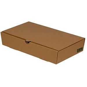 Tessera Bio Products Q271555K kraftpapier voedselbox om op te vouwen, medium, FSC-gecertificeerd, natuurlijke kleur, 27 cm lengte, 15,5 cm breed, 5 cm hoogte, 100 stuks