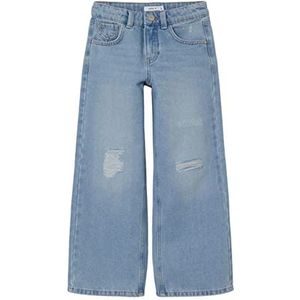 NAME IT Girl Jeans Wide Fit, blauw (light blue denim), 158 cm