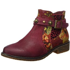 Laura Vita Coralie 04 Chelsea Boots voor dames, rode wijn., 39 EU