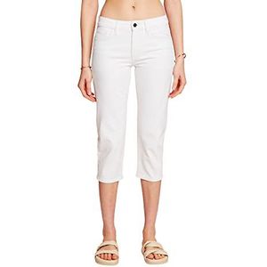 ESPRIT Dames 043EE1B305 jeans, 100/wit, 27/22, 100/wit., 27W x 22L