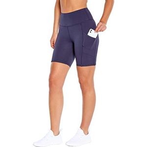 Marika Women's Standard Lucy High Rise Tummy Control Short, Midnight Blue, X-Large