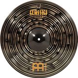 Meinl Classics Custom Dark 17 inch Crash (video) drumstel bekken (43,18 cm) B12 Brons, donkere afwerking (CC17DAC)