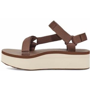 Teva W Flatform universele sandaal voor dames, Bruin/Berk, 42 EU