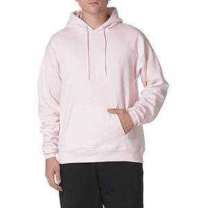 Hanes Heren EcoSmart Hoodie, Midweight Fleece, Pullover Hooded Sweatshirt, Lichtroze, L