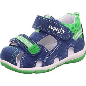 Superfit Freddy sandalen voor jongens, Blauw groen 8010, 23 EU