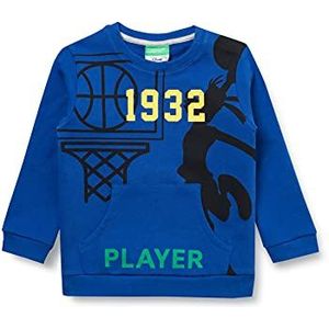 United Colors of Benetton Sweatshirt met capuchon voor kinderen., Bluette 19r, 82 cm