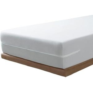 Savel Matrashoes 80x190/200cm Microvezel Badstof Met Rits Gecertificeerd Oeko-Tex 30cm Hoog