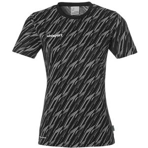 uhlsport Progressive 28 Jersey Korte Mouw Voetbalshirt Sport T-shirt voor Kinderen en Volwassenen - Damessnit - Ademend Sportshirt