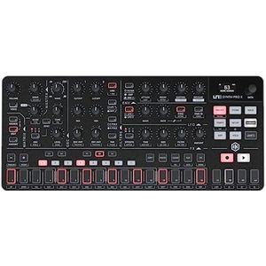 IK Multimedia UNO Synth PRO X, parafonische analoge synthesizer met dubbel filter en parafonische sequencer, geïntegreerde FxS- en CV-aansluitingen