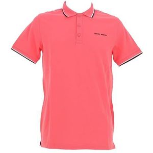 Teddy Smith Pasian 2 MC Pop Coral poloshirt voor heren, maat M, Pop Coral, M