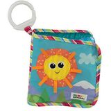 LAMAZE Classic Discovery Soft Book, Baby Books from Birth with Clip on Pram, Textured Baby Sensory Toy with Bright Colours Suitable for Babies Boys and Girls from 0 to 6 Months