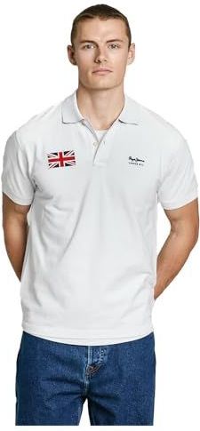 Pepe Jeans - PM542252 Union - Poloshirt - Grijs - Katoen - Korte Mouwen - Duurzaam