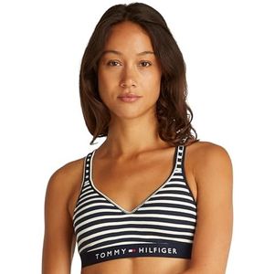 TOMMY HILFIGER Dames BRALETTE LIFT PRINT UW0UW05205, Blauw, XL, Blauw (Bretonse Small Dark Night Navy), XL