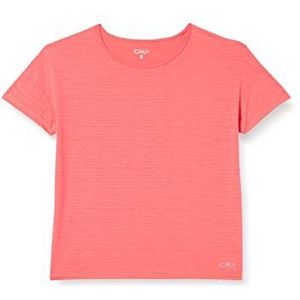 CMP Stretch Malfile T-shirt voor dames, rood fluo, 40