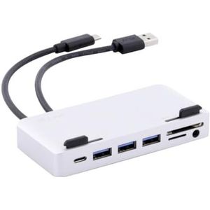 LMP USB-C Attach Hub zilver - USB-C Hub 7 poorten voor iMac