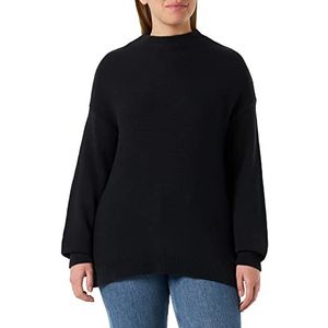 MUSTANG Carla T Structure Pullover voor dames, Caviar 4132, XS