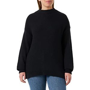 MUSTANG Carla T Structure Pullover voor dames, Caviar 4132, L