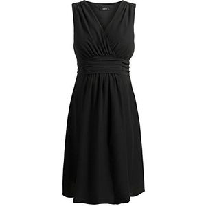 Noppies Dames zwangerschapsmode jurk 70459, V-hals Comfort Fit (andere kleuren), zwart (black 06), 36