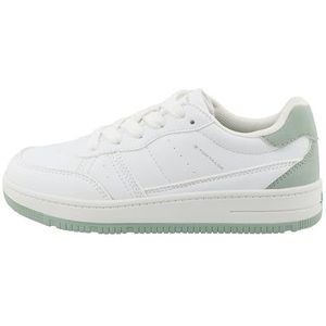 TOM TAILOR - Sneakers - Pastelgroen / Wit
