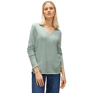 Street One Gebreide damestrui, Wave Green Melange, 36