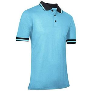 CHAMPRO Baseball/Softbal Umpire Polo Shirt - Polyester, Volwassen X-Large, Lichtblauw