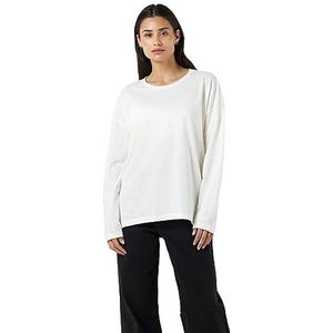 Noisy may Dames Nmmathilde L/S O-hals High/Low Top Noos Pullover, Sugar Swizzle, M