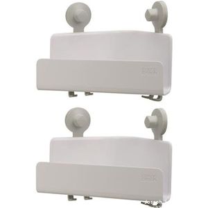 Joseph Joseph - EasyStore - Doucherek -Set van 2 Stuks - Hoek - Grijs