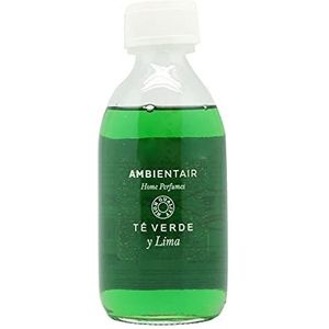 ambientair geur thee Mikado vervanging 250 ml, Aroma Lima, glas, groen, 250 ml