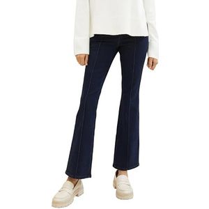 TOM TAILOR Alexa Bootcut Jeans voor dames, 10115 - Clean Rinsed Blue Denim, 27W x 32L